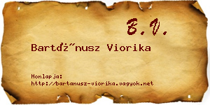 Bartánusz Viorika névjegykártya